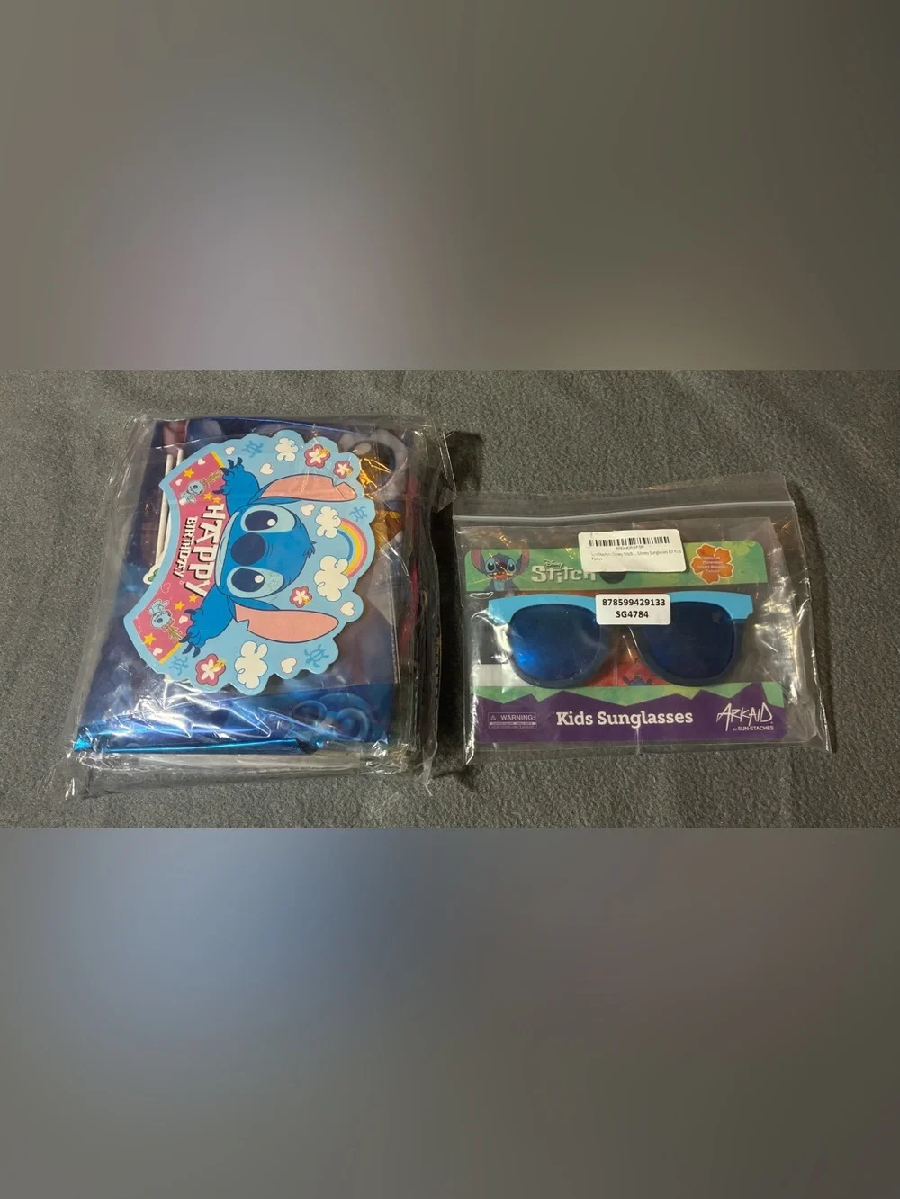 NEW Stitch 103 pc Party Decoration + Bonus Stitch Sunglasses